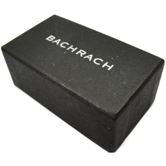 BachRach Silver Tone Cufflinks Round In Original Box - Picture 9 of 16